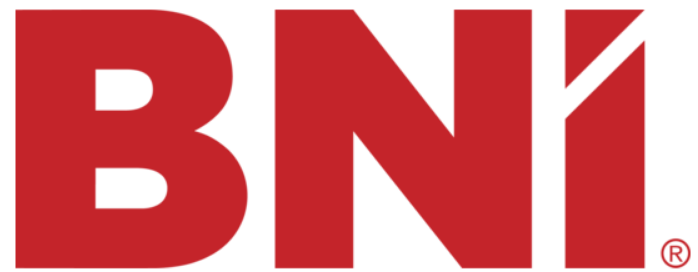 Alt text: BNI logo in bold red letters, representing Business Network International, a global networking organization.